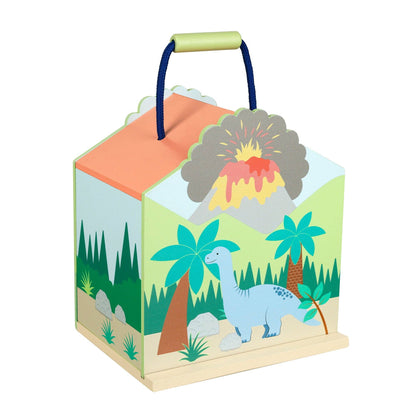 Dinosaur lekesett i tre