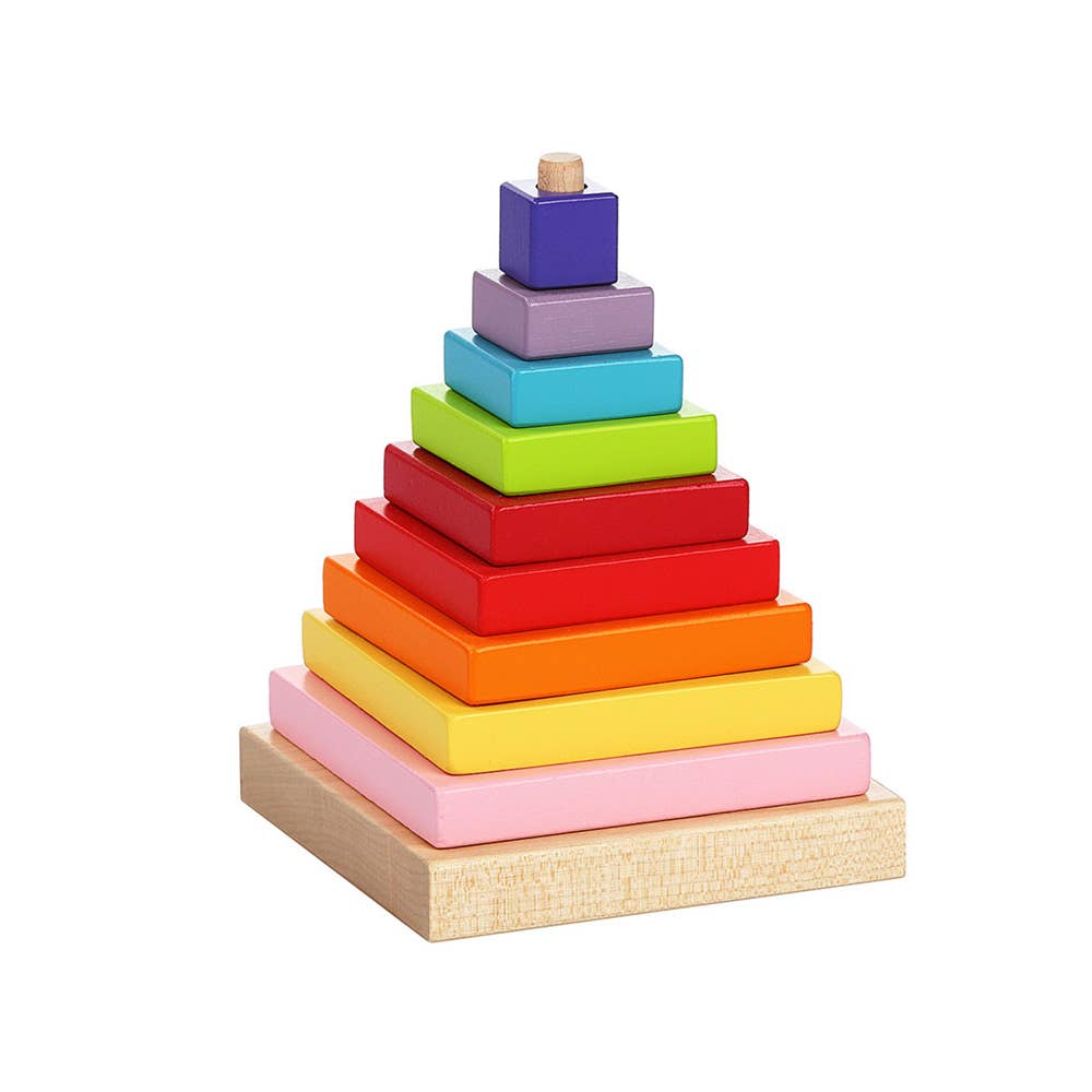 Cubika Trepyramide – 9 deler 🌈🧸