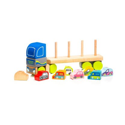 Cubika Trebil med biler – 12 deler 🚚💛