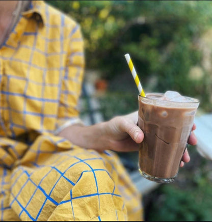 Harth milkshake med sjokolade & vanilje