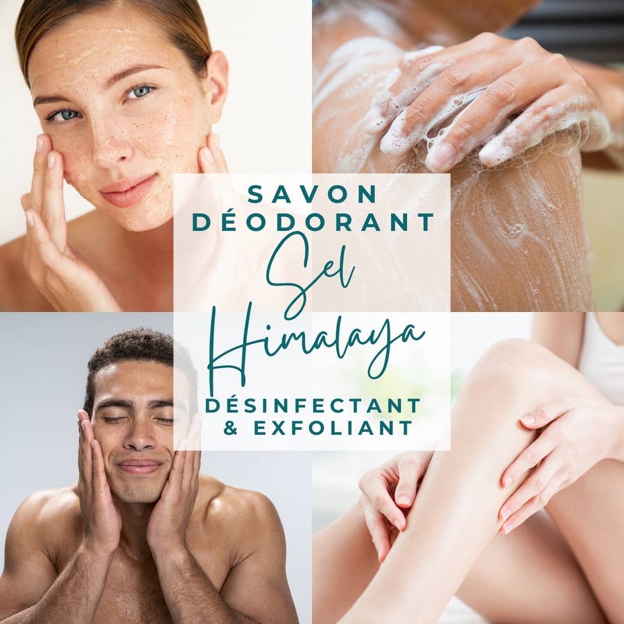Himalayasalt kroppstvål – rengörande och exfolierande