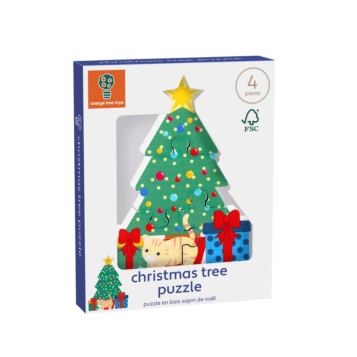 Julepuslespill i tre – juletre