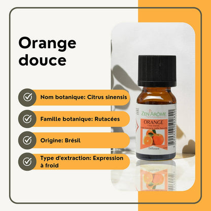 Søt appelsin eterisk olje – 100 % naturlig – 10 ml 🍊✨