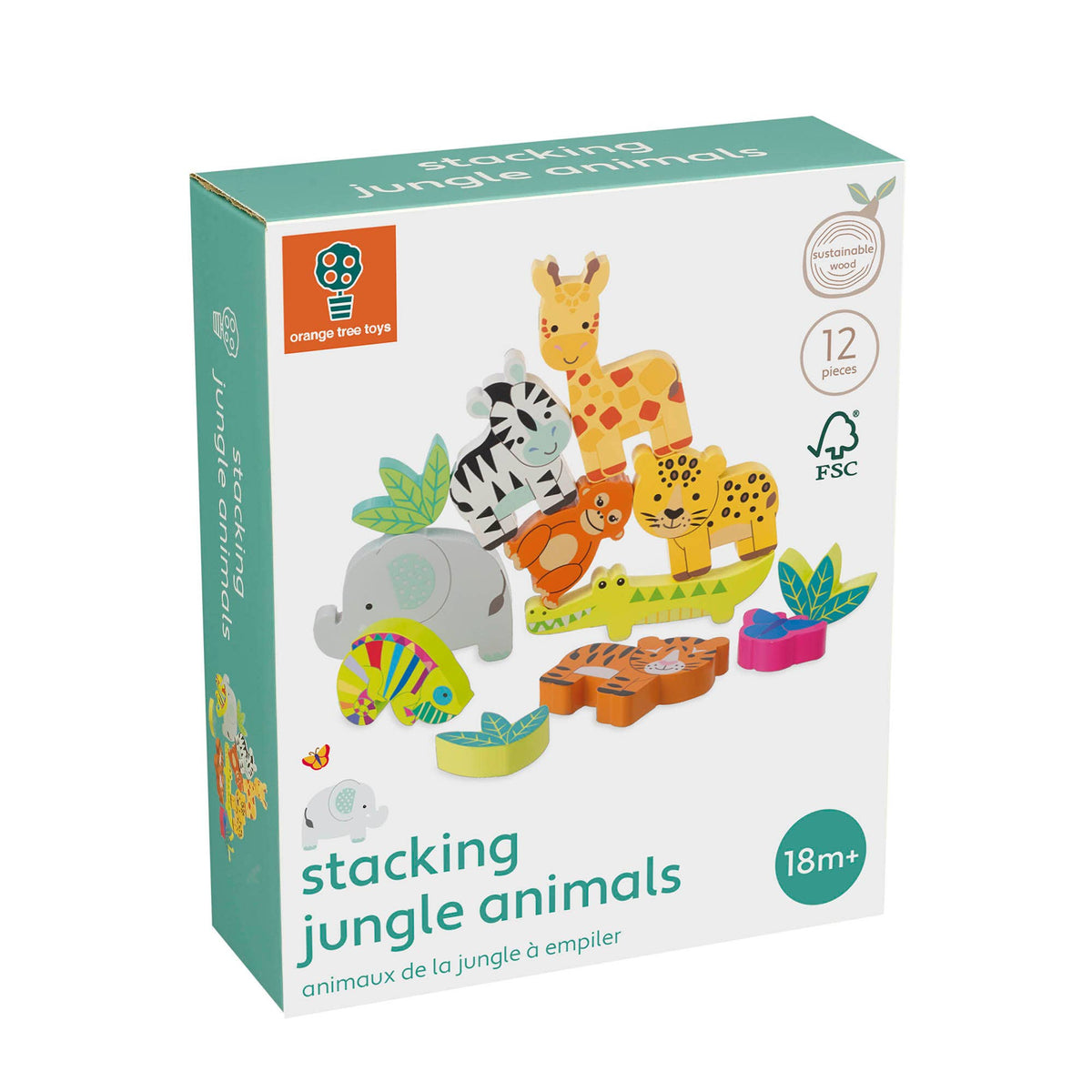 Stablefigurer i tre – Jungeldyr