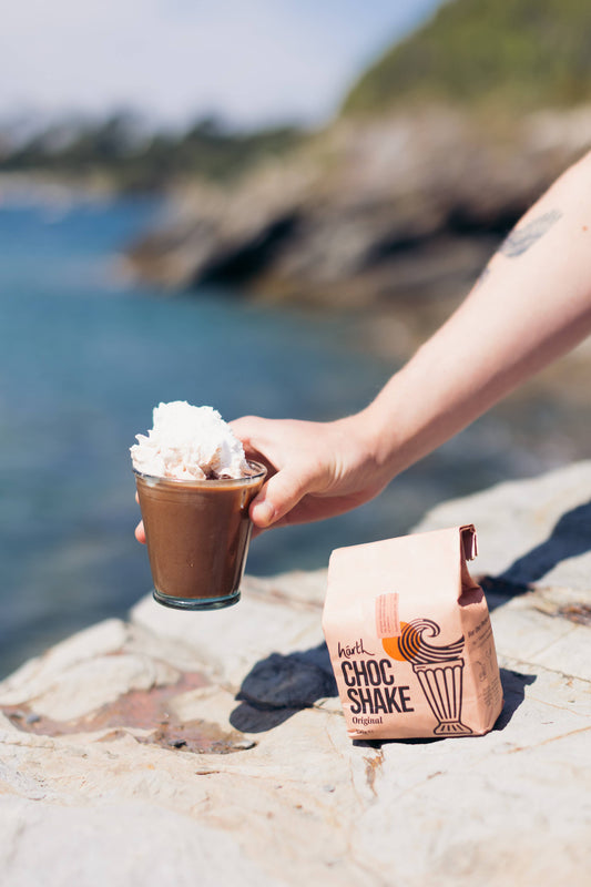 Harth milkshake med sjokolade