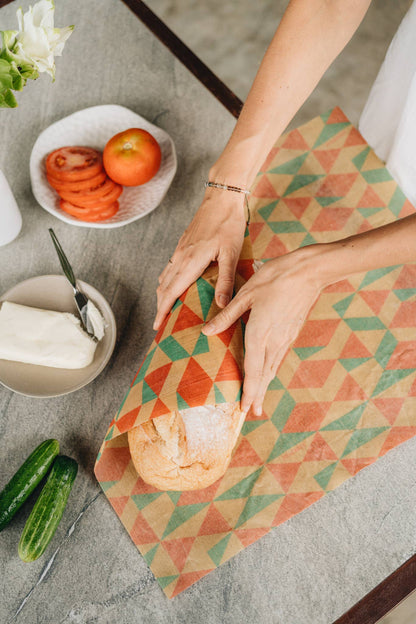 Gjenbrukbart bivoksark til brød XXL – Passion