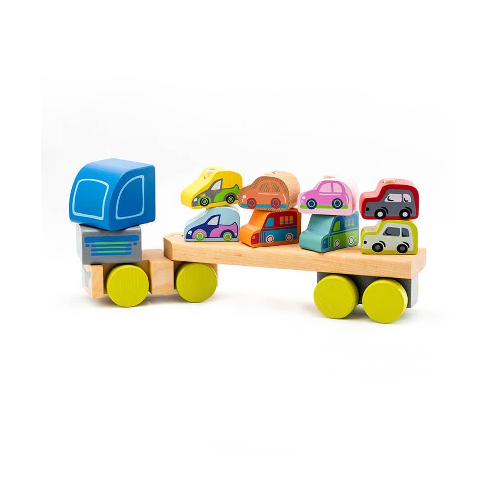 Cubika Trebil med biler – 12 deler 🚚💛