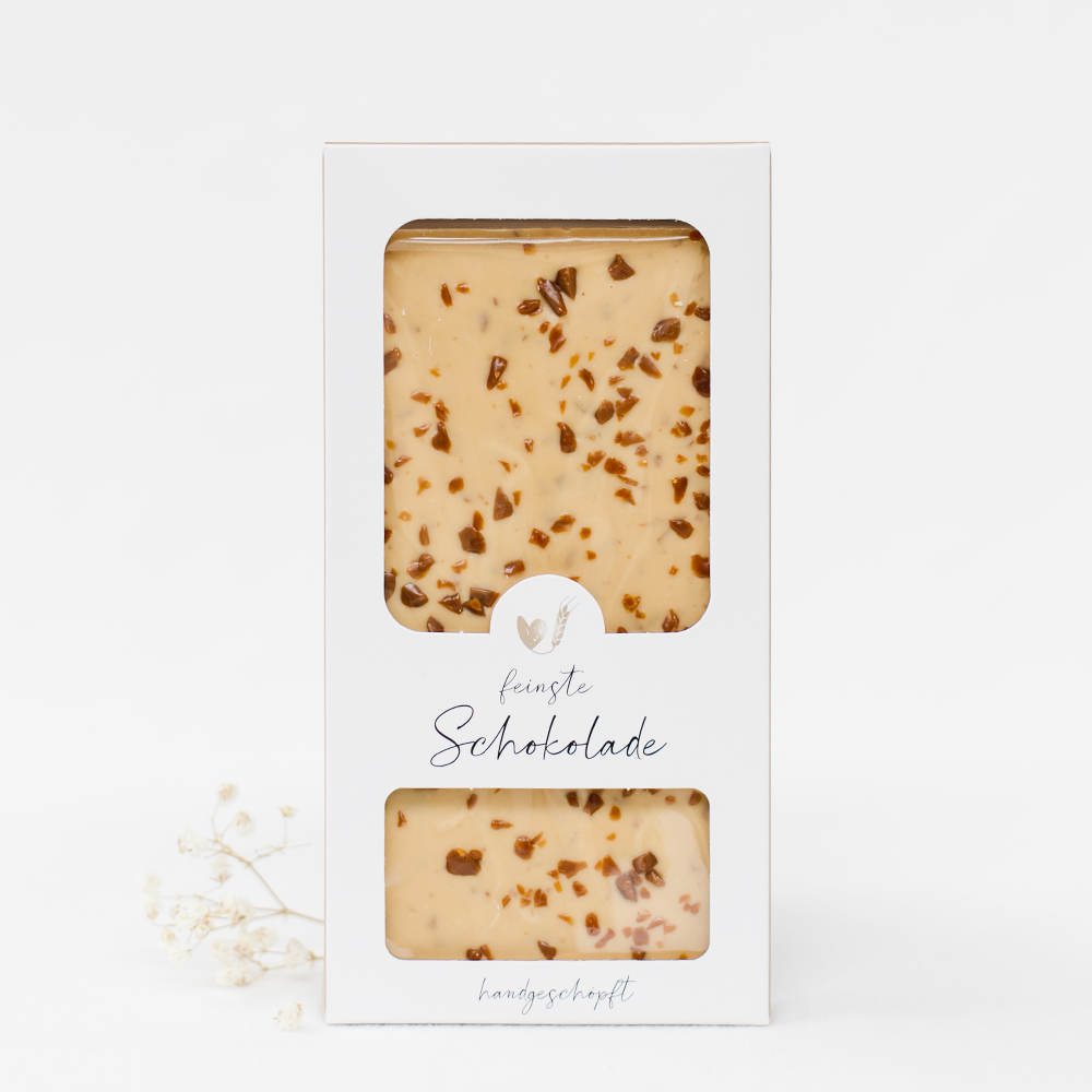 Hvit sjokolade med salt karamell
