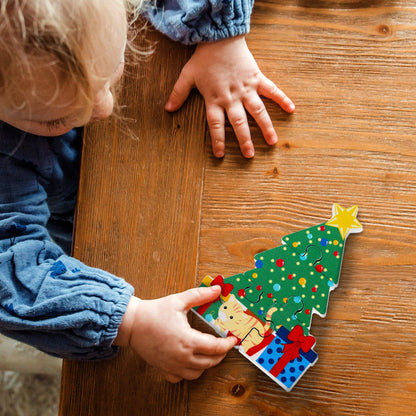 Julepuslespill i tre – juletre