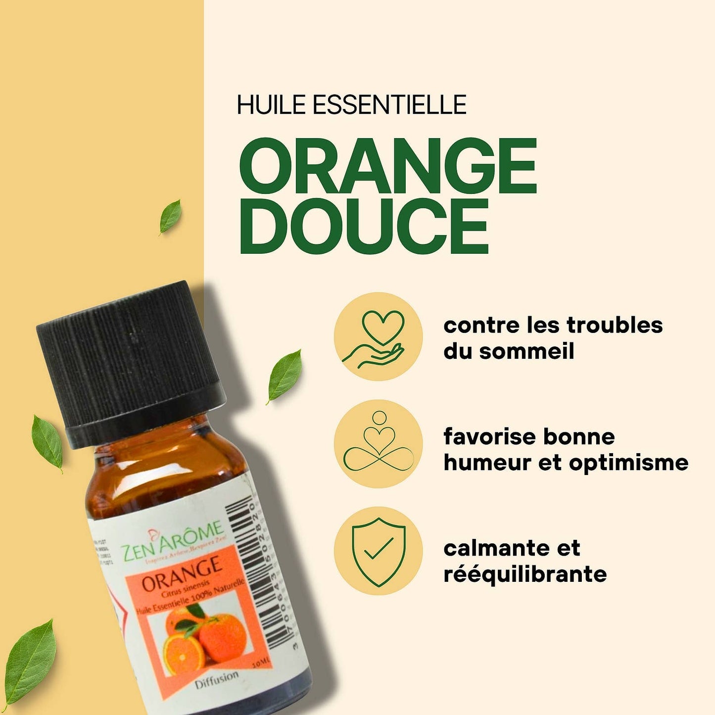 Søt appelsin eterisk olje – 100 % naturlig – 10 ml 🍊✨