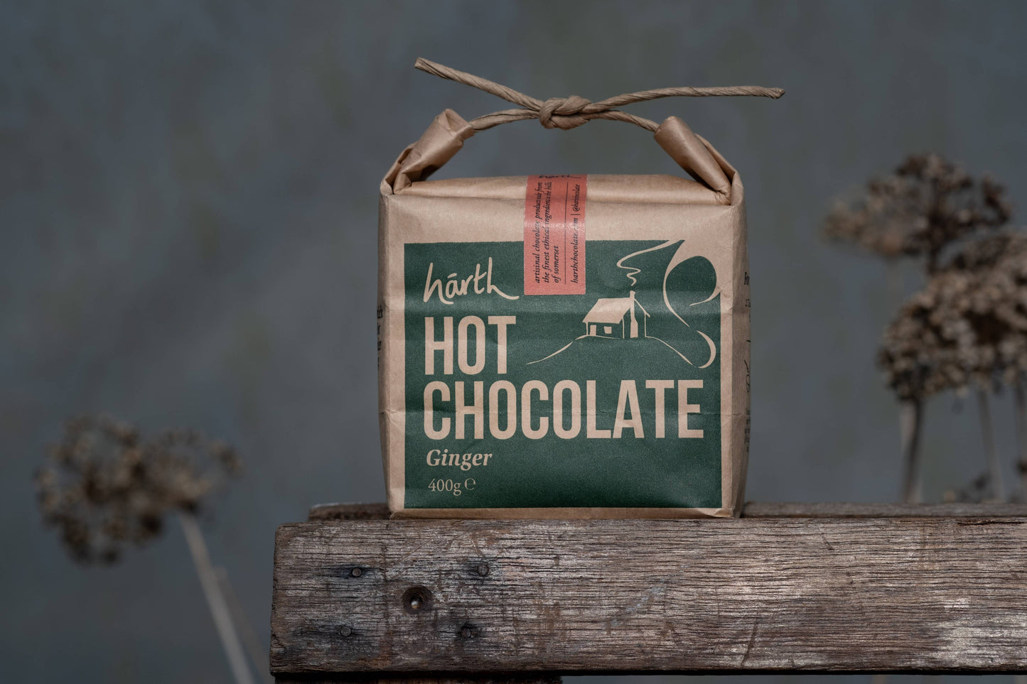 Harth varm choklad med ingefära