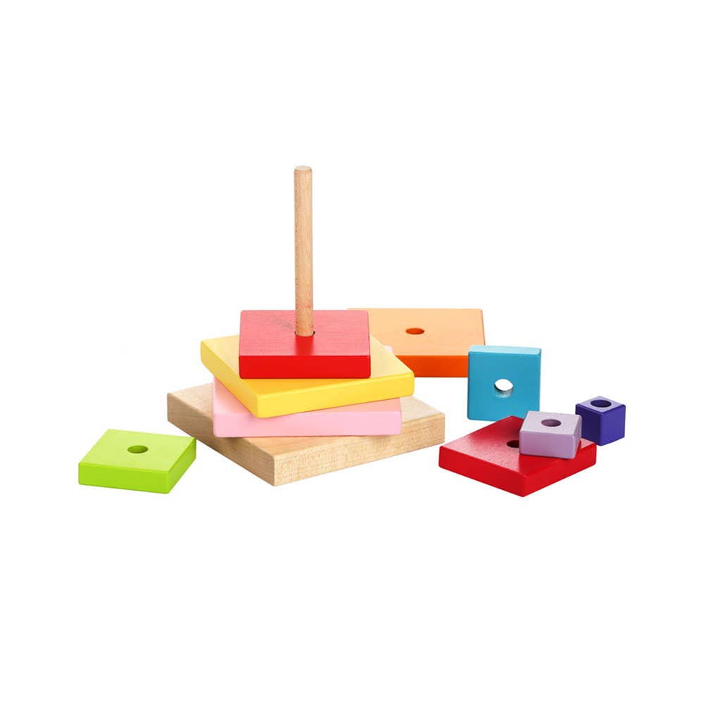 Cubika Trepyramide – 9 deler 🌈🧸