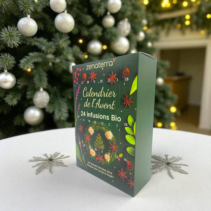 FORHÅNDSBESTILLING! Tell ned til jul med en adventskalender fylt med 24 økologiske, naturlige urteteer! 🌿✨