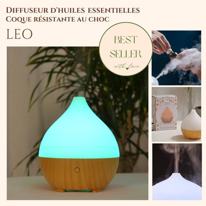 Leo Eterisk Olje-diffuser – kompakt USB-diffuser 🌿✨